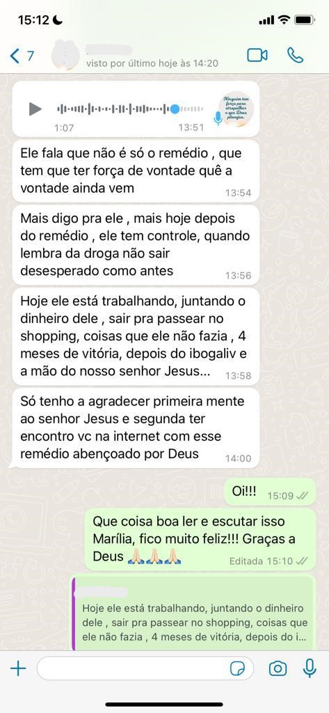 Depoimento de Marília - sem recaídas após IbogaLiv